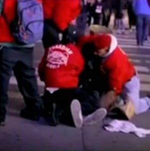 Curtis Sliwa, founder of vigilante group the Guardian Angels, appears on Fox News.