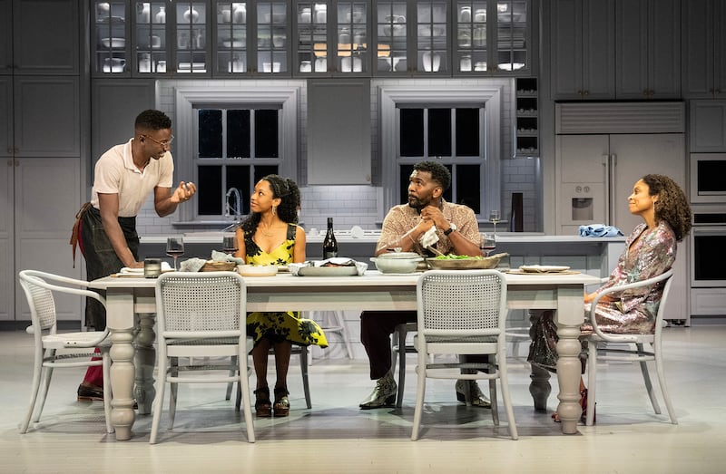 Mamoudou Athie, Téa Guarino, Khris Davis, and Susan Kelechi Watson in 'Good Bones'