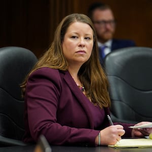 Stefanie Lambert was released from jail in Washington, D.C., following her arrest after a hearing in a Dominion Voting Systems defamation case on a bench warrant issued in Michigan.