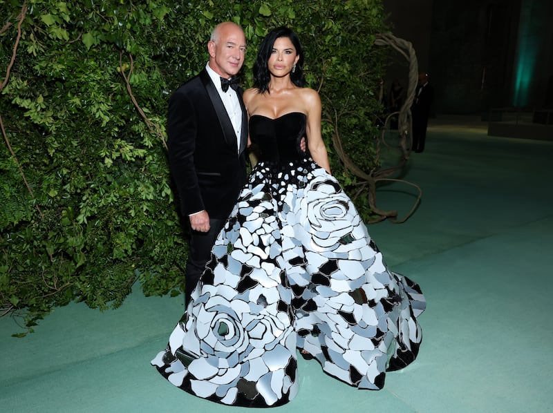 Jeff Bezos and Lauren Sanchez attend The 2024 Met Gala