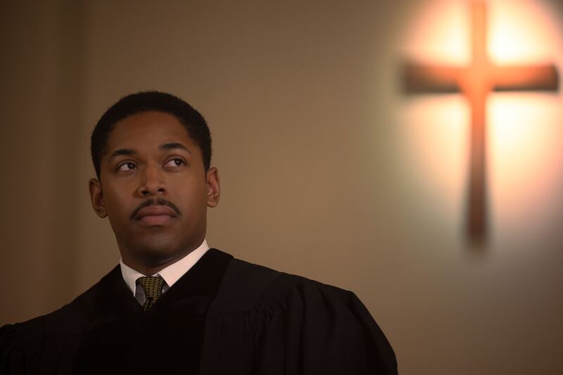 Kelvin Harrison Jr. in a still from ‘Genius: MLK/X’