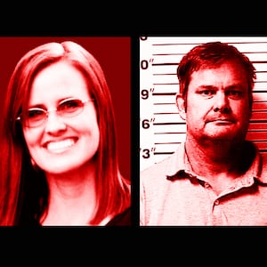 A photo illustration of Tammy Daybell and Chad Daybell.