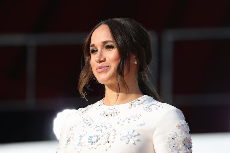 Meghan Markle appears onstage at the 2021 Global Citizen Live concert at Central Park in New York, U.S., September 25, 2021.