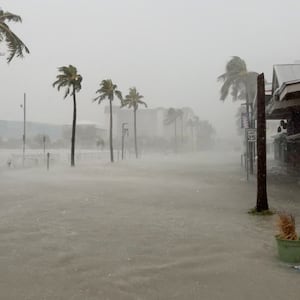 Hurricane Debby made landfall in Florida as a Category 1 storm, meteorologists said.