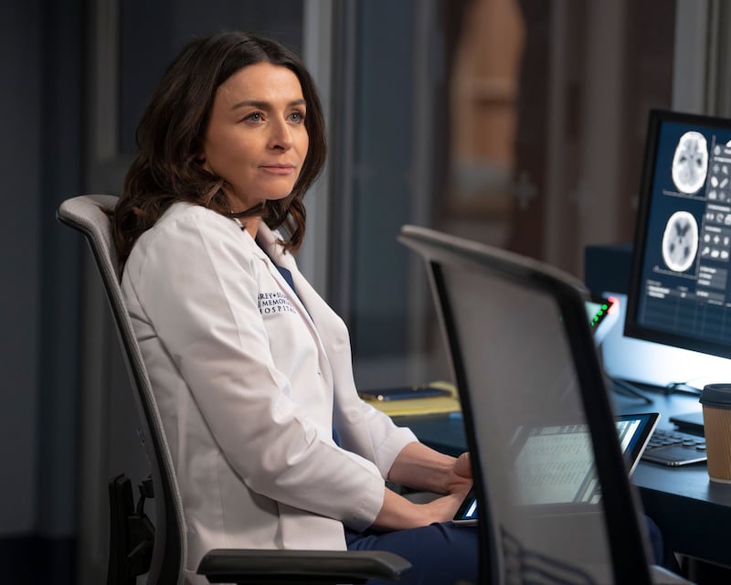 Caterina Scorsone in a still from ‘Grey’s Anatomy'