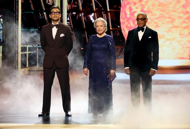 Antony Starr, Kathy Bates, and Giancarlo Esposito at the 76th Primetime Emmy Awards