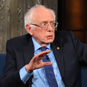 The Late Show with Stephen Colbert and guest Senator Bernie Sanders