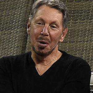 Larry Ellison watches a tennis match between Ryan Harrison, of United States, and Frederico Delbonis, of Argentina, during Day 4 of the BNP Paribas Open on March 8, 2018 in Indian Wells, California.