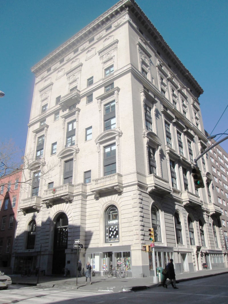 St. Ann's School at 129 Pierrepont Street at the corner of Clinton Street in the Brooklyn Heights neighborhood of Brooklyn, New York City in 2013.