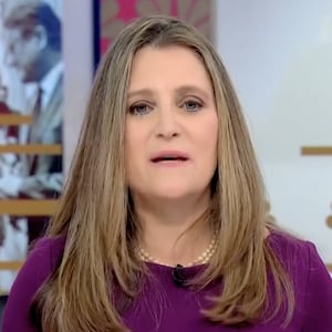 Canada’s former Deputy Prime Minister Chrystia Freeland said “we just can’t trust the U.S. anymore” to the U.S.