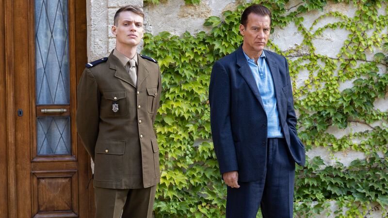 A photo including Clive Owen in the series Monsieur Spade on AMC