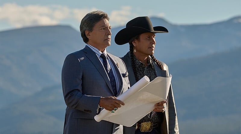 Gil Birmingham and Moses Brings Plenty.