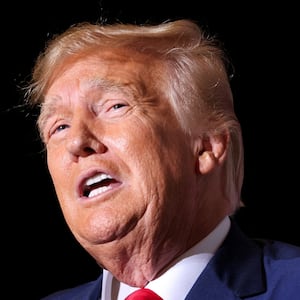 Former U.S. President and Republican presidential candidate Donald Trump speaks at a campaign event in Council Bluffs, Iowa, U.S., July 7, 2023.