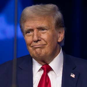 President Donald Trump gives the keynote address at Turning Point Action's convention on June 15, 2024 in Detroit, Michigan.