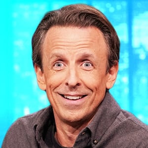 A photo illustration of Seth Meyers stand-up and on SNL.