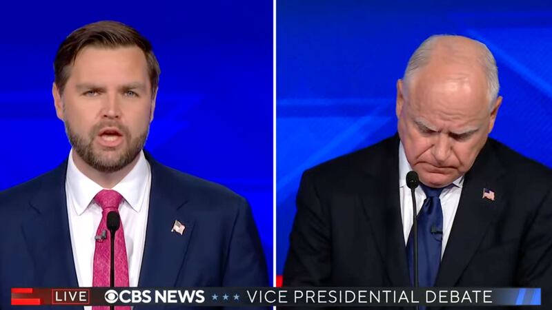 JD Vance and Tim Walz