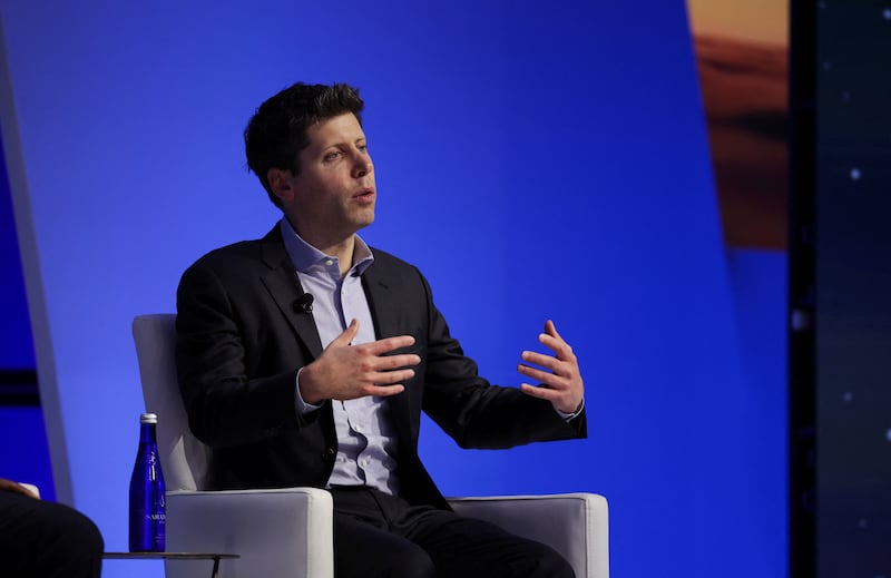 Sam Altman, CEO of OpenAI, attend the Asia-Pacific Economic Cooperation (APEC) CEO Summit in San Francisco, California, November 16, 2023.