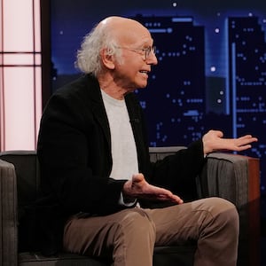 Larry David and Jimmy Kimmel