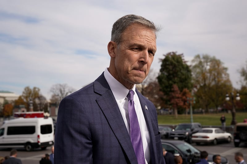 Representative Scott Perry (R-PA) leaves the Capitol after a series of votes