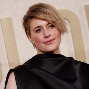 Greta Gerwig at the Golden Globe Awards