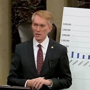 Sen. James Lankford talks about immigration bill on Senate floor.