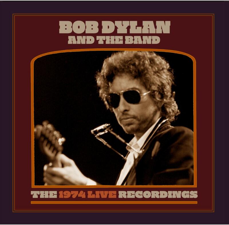 The 1974 Live Recordings box set pictured celebrates the 50th anniversary of Bob Dylan’s return to touring that year.