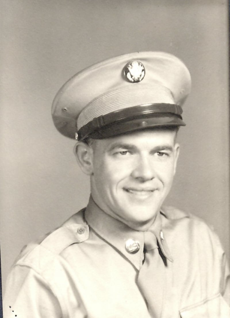 Aron Krell in his U.S. Army uniform, 1952. 