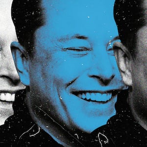 An illustration of Elon Musk