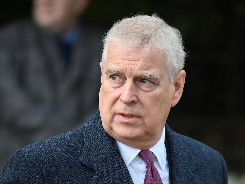 Prince Andrew, December 25, 2022.