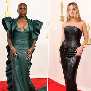 charlize theron, ariana grande, cynthia erivo, and margot robbie at the Oscars