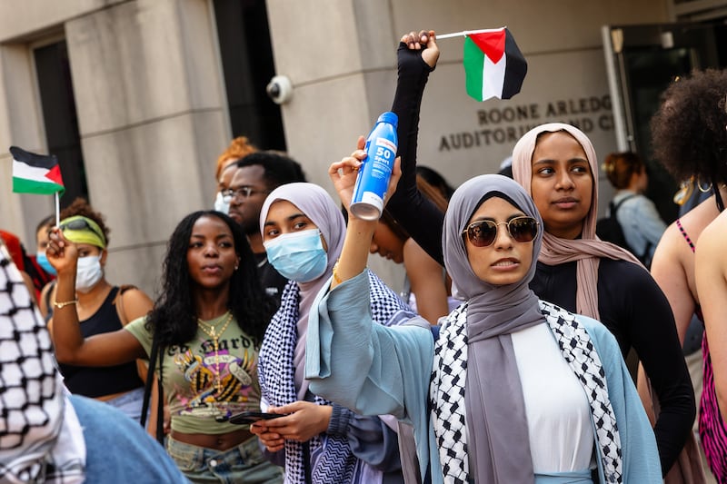 Protest at Columbia