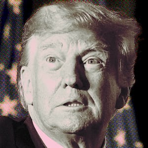 A photo illustration of former President Donald Trump.