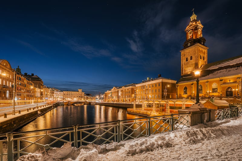 The city of Gothenburg, Sweden.