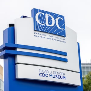 A view of the sign of Center for Disease Control headquarters in Atlanta, Georgia. 