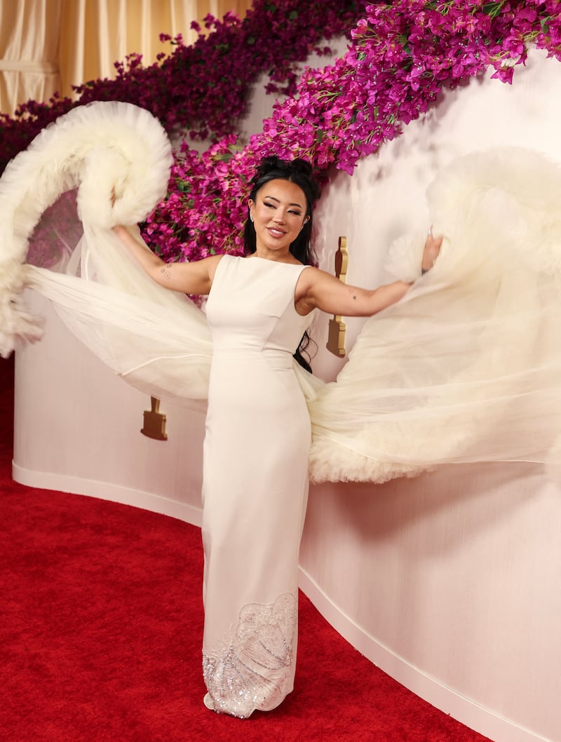 Ashley Yi at the Oscars.