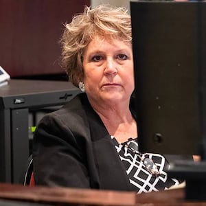 Colleton County Clerk of Court Rebecca Hill during Alex Murdaugh trial.