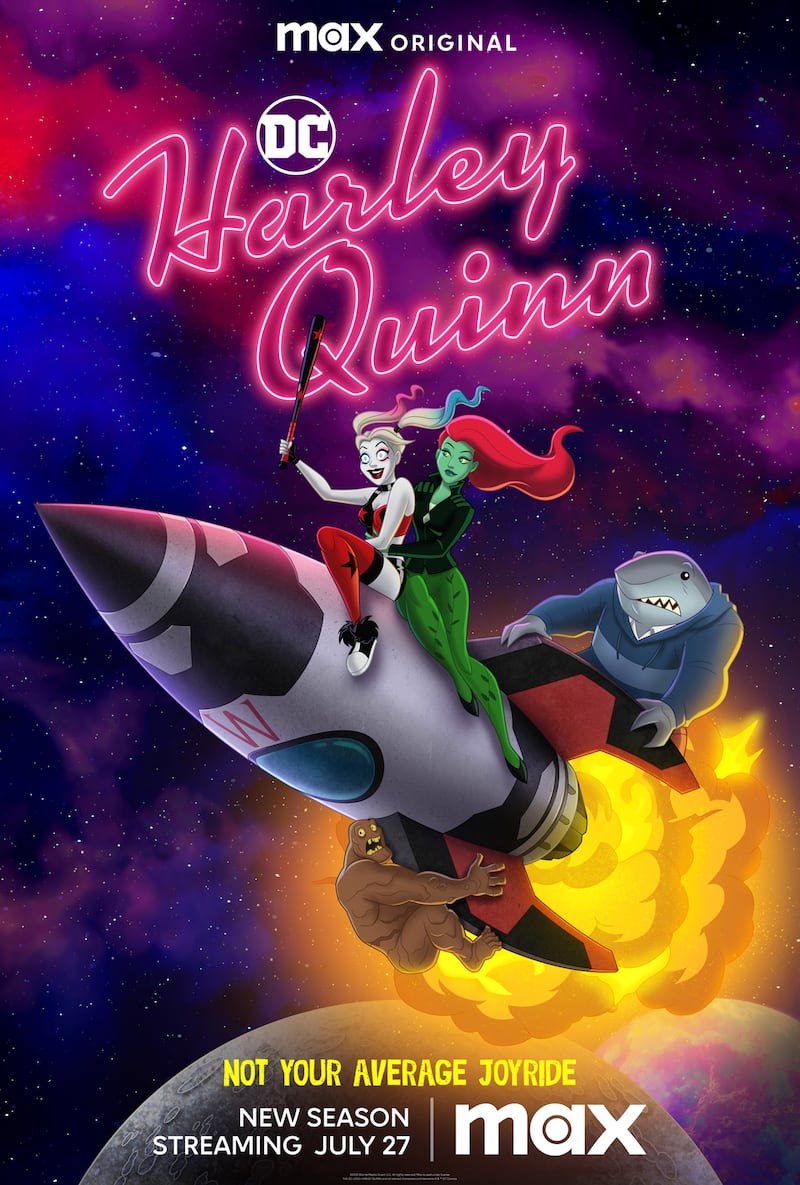 Poster for new season of Harley Quinn