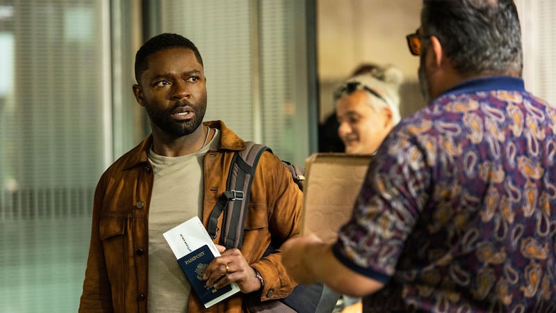 David Oyelowo in the film “Role Play” on Amazon Prime Video