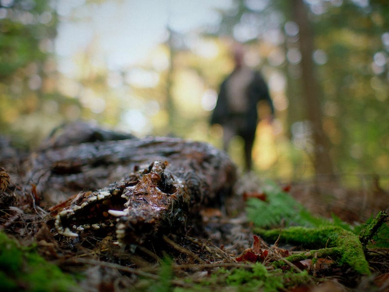 A production still from In a Violent Nature.