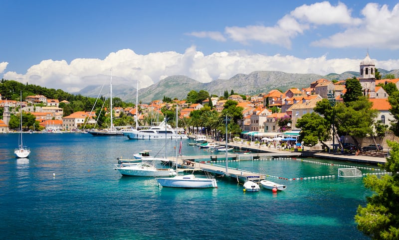 Cavtat town near Dubrovnik in Croatia.