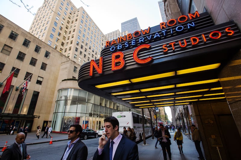 The NBC studios, at New York City’s Rockefeller Center.