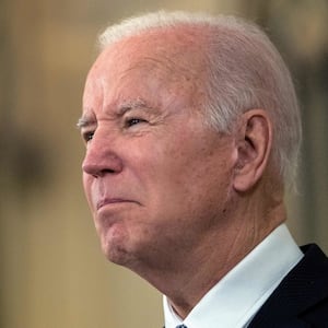 President Joe Biden speaks about the November jobs report from the State Dining Room of the White House in Washington, D.C., on Dec. 3, 2021.