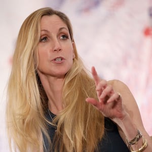 Ann Coulter, left, and Gus Walz