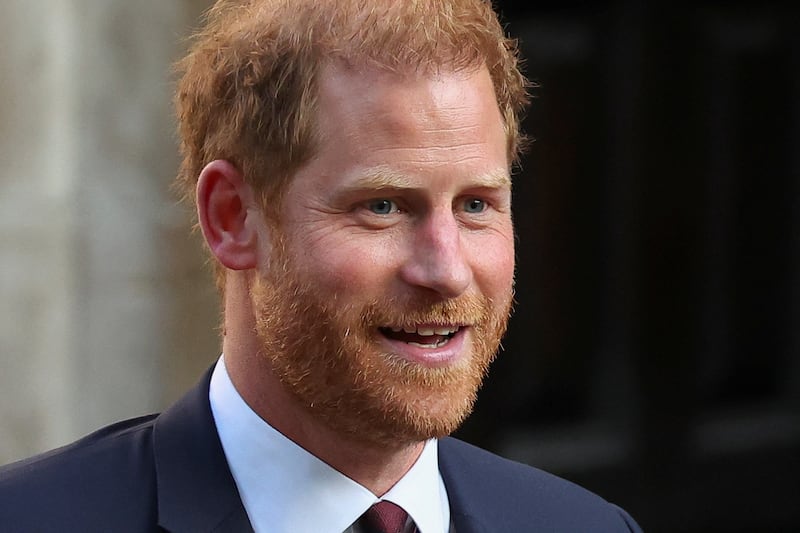 Prince Harry leaves after attending the Invictus Games Foundation 10th Anniversary Service of Thanksgiving at St Paul’s Cathedral, in London, Britain, May 8, 2024.