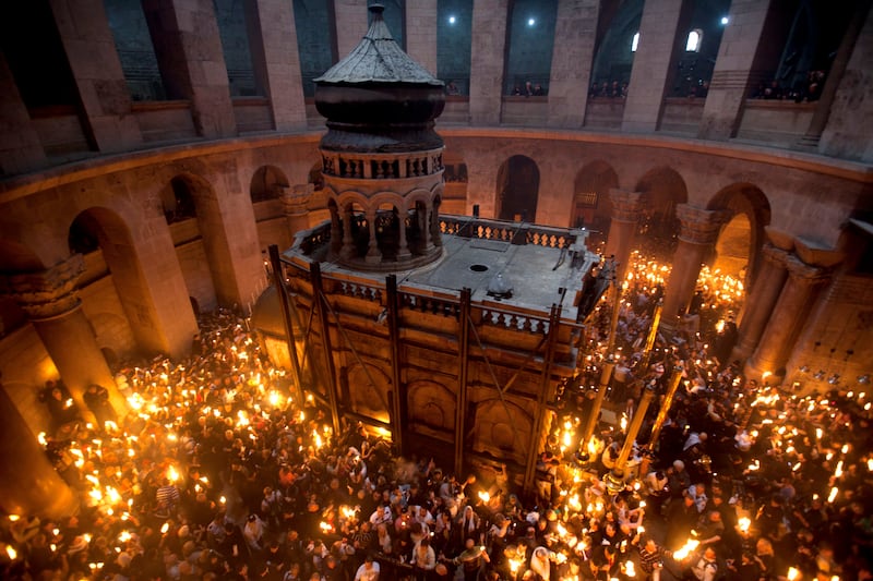 articles/2013/07/04/christian-monks-square-off-at-one-of-jerusalem-s-holiest-sites/130702-church-of-the-holy-sepulcher-strochlic-tease_wrakk2