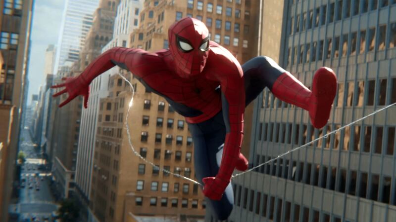 A production still from Spider-Man: Lotus.