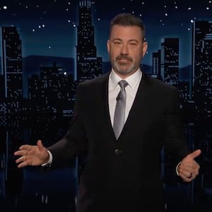 Jimmy Kimmel returned from his holiday break to blast NFL quarterback Aaron Rodgers.