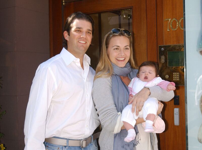 Kai Trump and parents