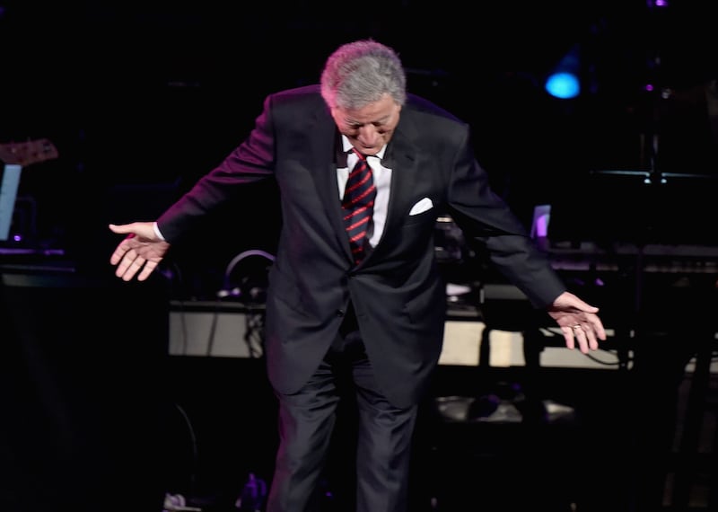 Tony Bennett at the 2016 Grammy Awards