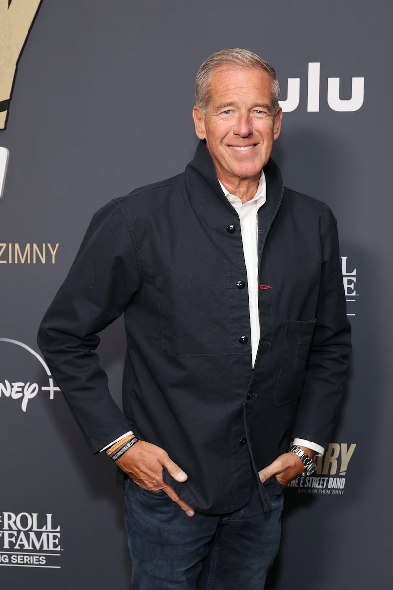 Brian Williams attends the "Road Diary: Bruce Springsteen & The E Street Band" New York premiere at Museum of Modern Art on October 15, 2024 in New York City.